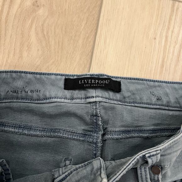 Liverpool Women's Light Blue Ankle Skinny Jeans Size 10/30 - Picture 8 of 12